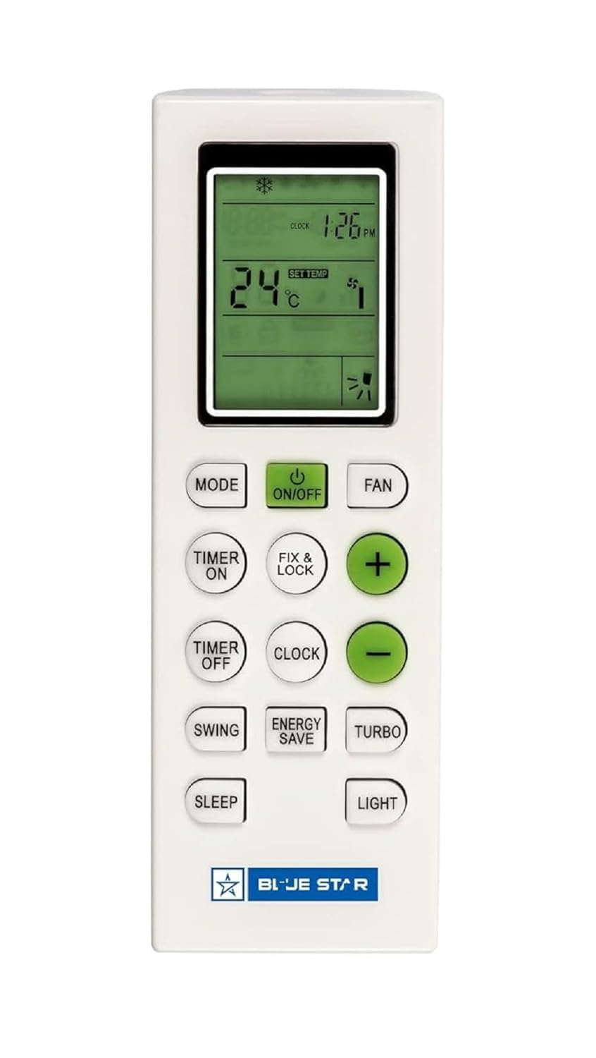 Compatible for Blue Star Split Inverter AC Remote (Exact Same to Same Remote Will Work Only)-image-45