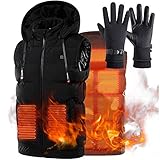 ★ [Chaleco térmico ligero] -Este es un chaleco calefactado ideal para el calor y el viento. Proporciona la función de calentamiento equivalente a 5 chalecos ordinarios. Muy indicado para actividades al aire libre, como motos de nieve, motos, montañismo y camping.