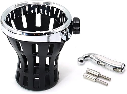 Portavasos de motocicleta con soporte de percha para Softail Dyna Electra Glide 1996 en adelante, botella de agua, universal, taza de café, bebidas,