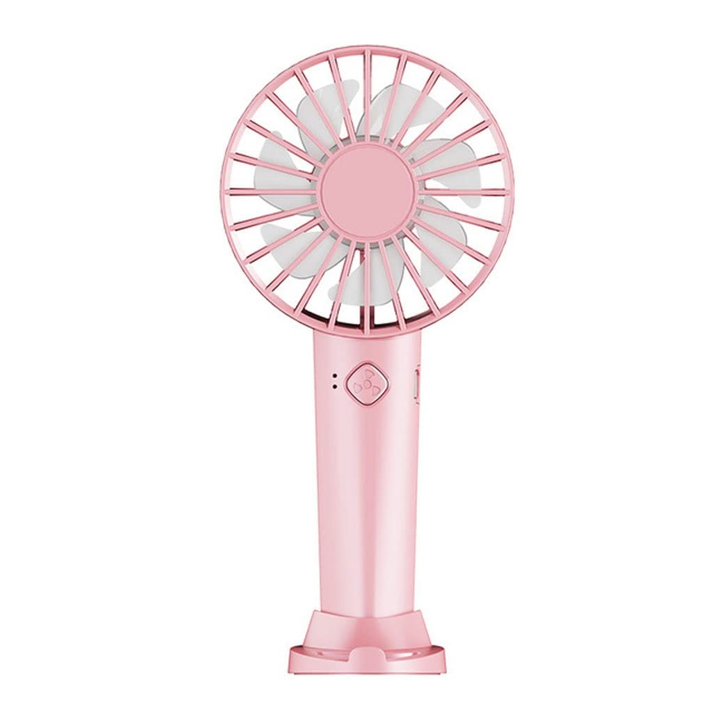WYKDD USB Mini Strong Wind Handheld Fan Portable Quiet Rechargeable Hand Desktop Fan for Student Office Small Pocket Cooling (Color : black-JoJo's Bizarre Adventure1, Size : 200x100mm)