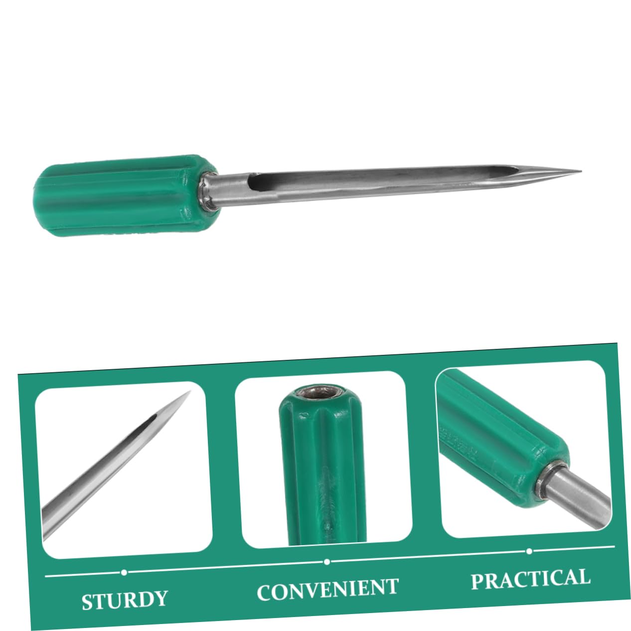 TOYANDONA Muestreador de Maíz y Trigo Reutilizable Mango Ergonómico, Acero Inoxidable y Plástico, 2 Piezas para Muestreo de Semillas y Granos en Campo