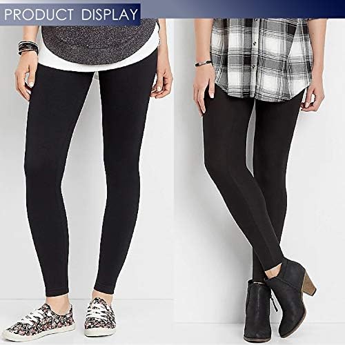 3 Pack Womens Fleece Lined Leggings 
