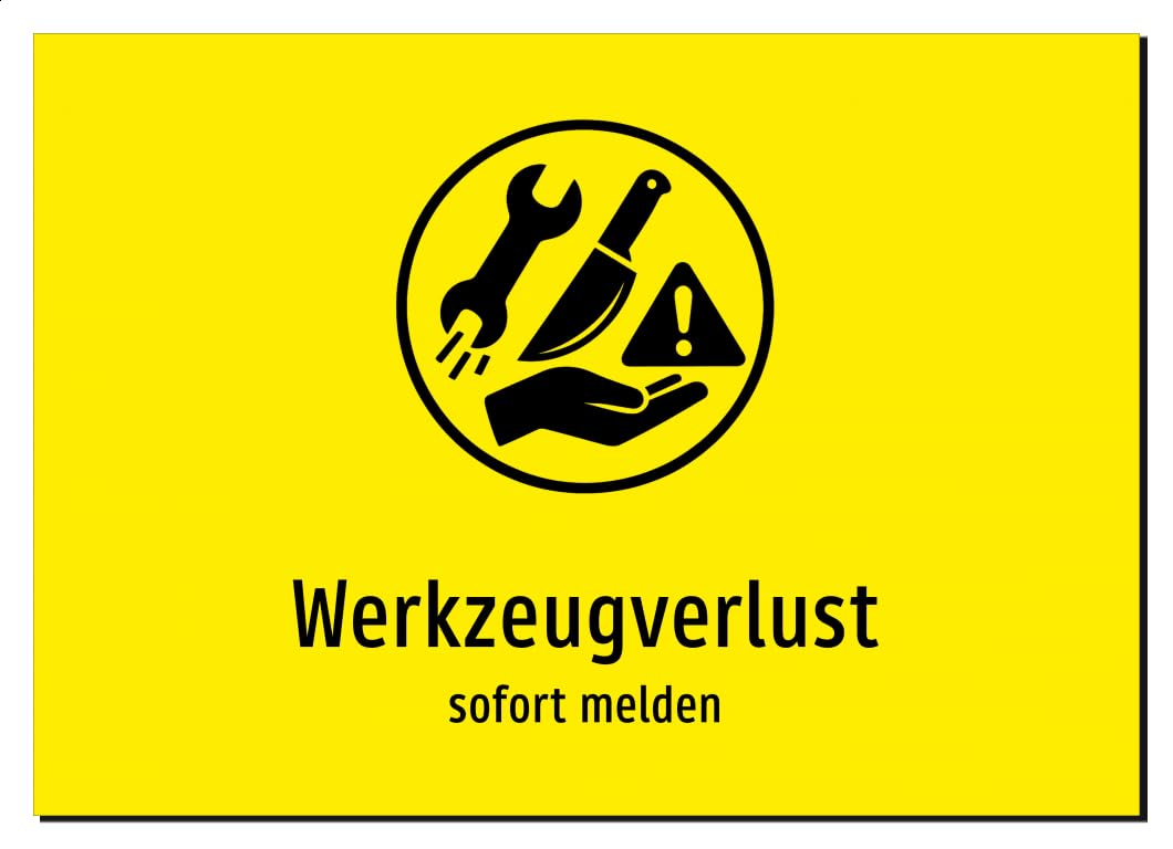 42544-DE-S-09 | Werkzeugverlust - sofort melden