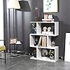 Bibliothèque Étagère Blanche Bureau Moderne Contemporain Contemporain