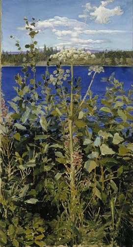 Peinture paysage Angélique sauvage Akseli Gallen Kallela pour habiller un grand mur vide