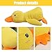 Dimvida Quack Duck Dog Toy, Indestructible Durable The Mellow Dog Calming Duck Dog Toy, Yellow Stuffed Duck Dog Chew Toys for Dogs Indoor Puppy (Yellow)