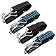 Spanngummi mit Haken,4 Stück Expander Spanngurte mit Haken, Verstellbar Gepäckspanner Breit, 1M Gummiband mit Haken, Universal Gummispanner, Spanngummis Von Möbeln,Sackkarren,Camping, Motorrad