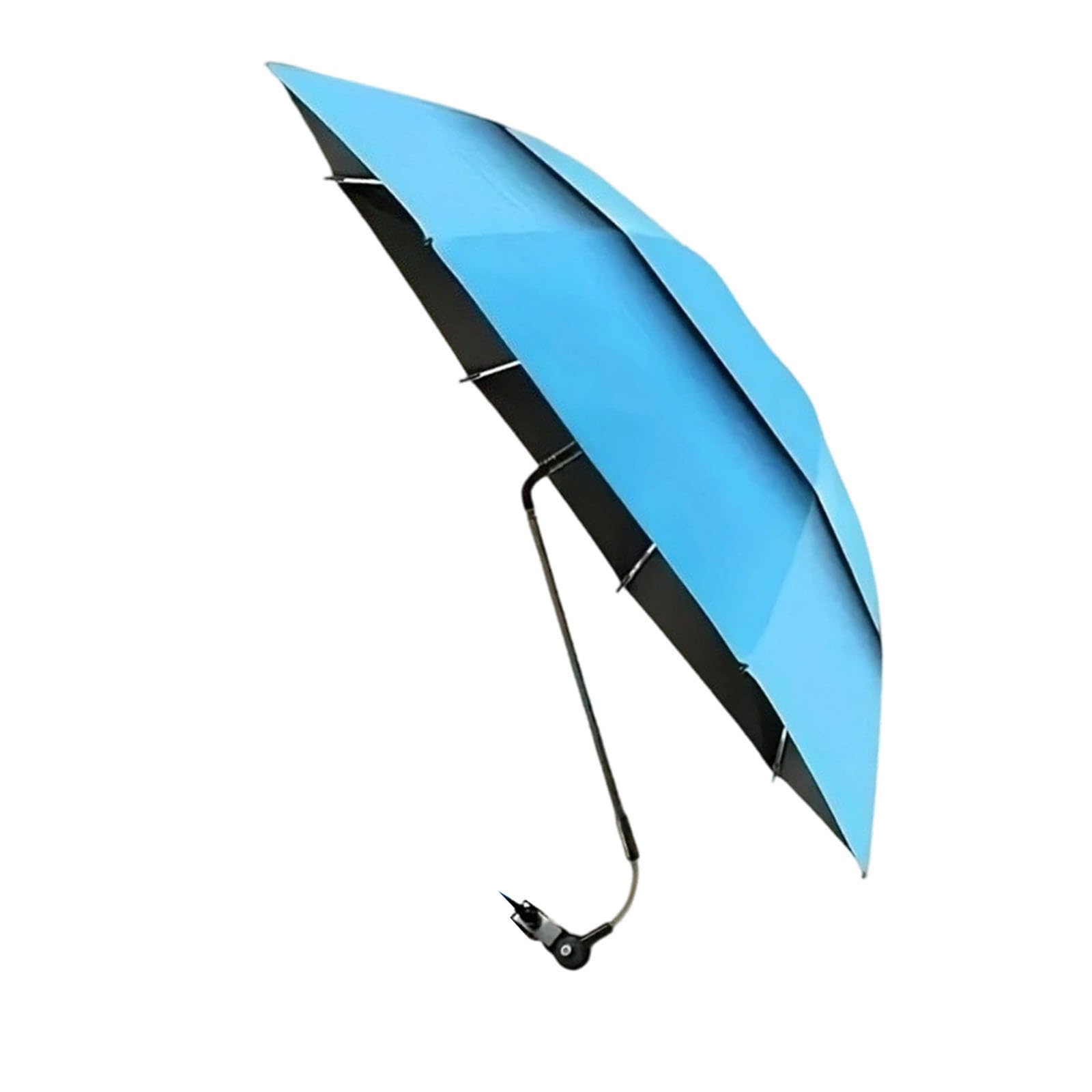 Parasol przeciwsłoneczny kempingowy parasol przeciwsłoneczny podwójny baldachim krzesło plażowe parasol z zaciskiem do relaksu na podwórku