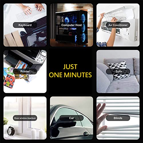 Fochutech Car Cleaning Gun High Pressure Air Blow Gun Interior Car Cleaning Kit Interior Detailing Kit Air Duster Blower Gun Car Duster Air Compressor Needed High Pressure Car Cleaning Tools (Silver) #TOP6