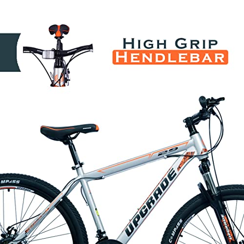 Image of UPGRADE Cycle Weapon 900 with Disc Brake, Front Suspension and 21 Speed Shimano Gear, Ideal for: Adults I Frame Size: 18 inch| Wheel Size: 29 inch | 85% Assembled (Easy self-Assembly) (Silver)