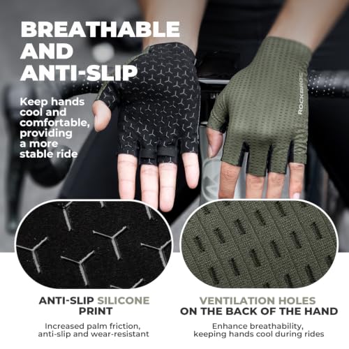 ROCKBROS Half Finger Cycling Gloves