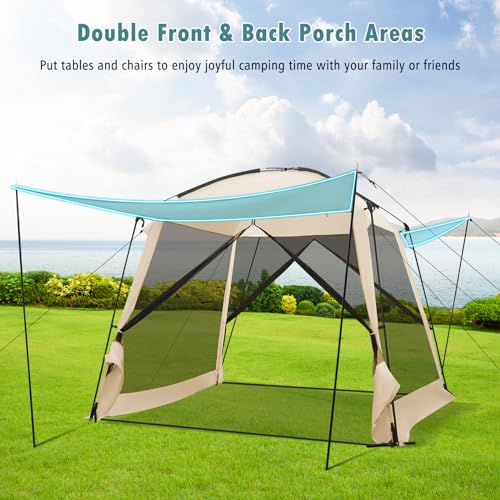 HAPPYGRILL 6-8 Person Screen Shelter