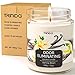Vanilla Bean Odor Eliminating Candles for Home Scented 12oz, Eliminates 99% of Pet, Smoke, Food and Other Smells Quickly, Highly Fragranced Scented Candle, Premium Soy Candles Gift Set for Women