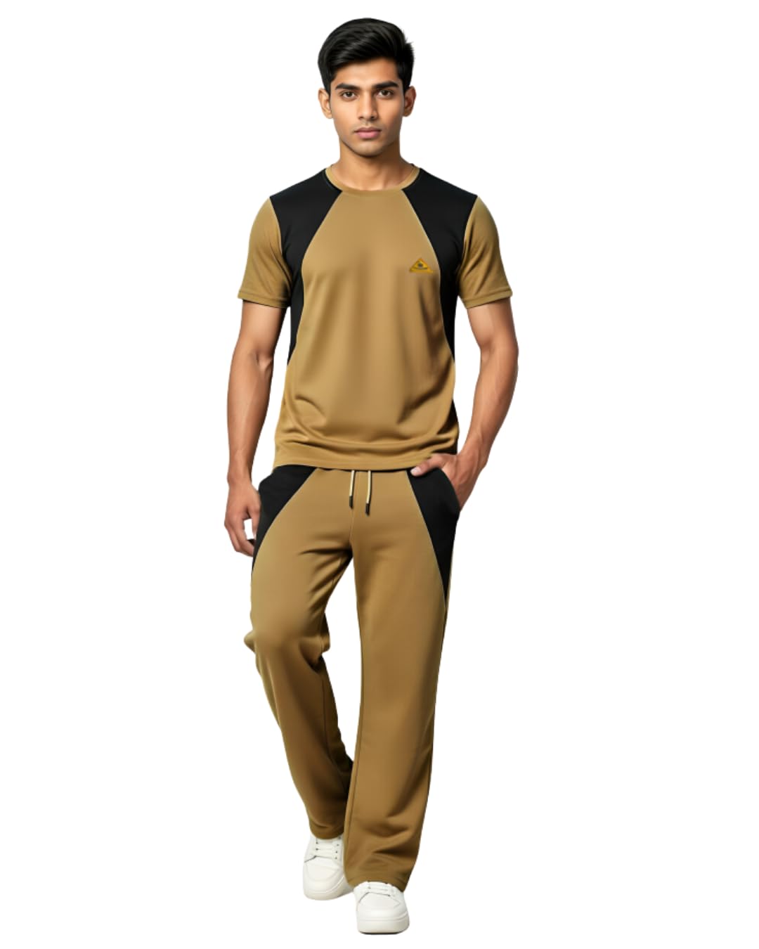 Men’s Premium Polyester Nightwear Set | Round Neck T-Shirt & Pyjama Pants | Stylish Casual Sportswear Set-picture-35