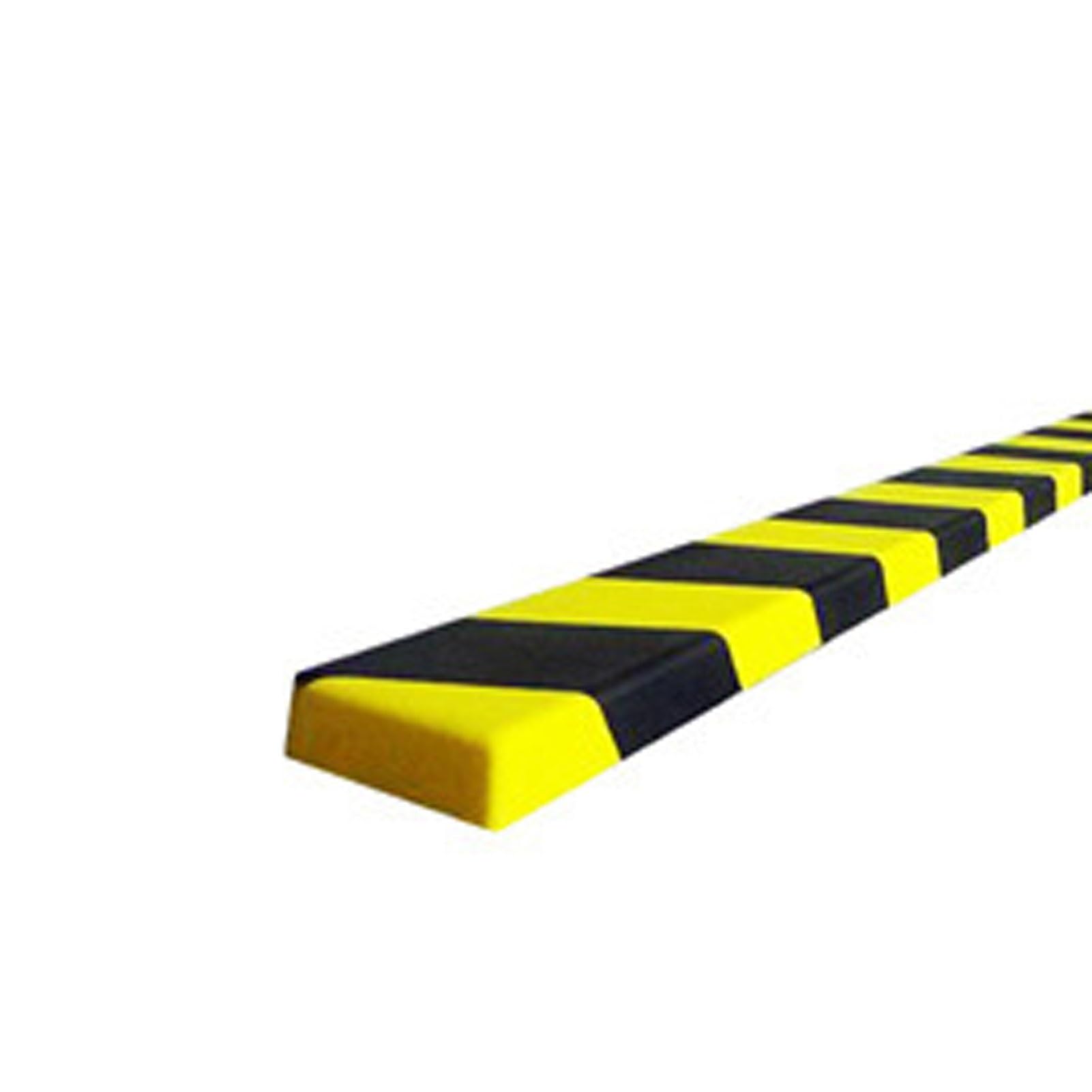 39" Foam Edge Protector - High-Visibility Self-Adhesive Corner Guards with Black & Yellow Stripes - Safety Bumpers for Walls, Stairs, Garages & Warehouses (Flat-Shaped, 2PCS) — image 1