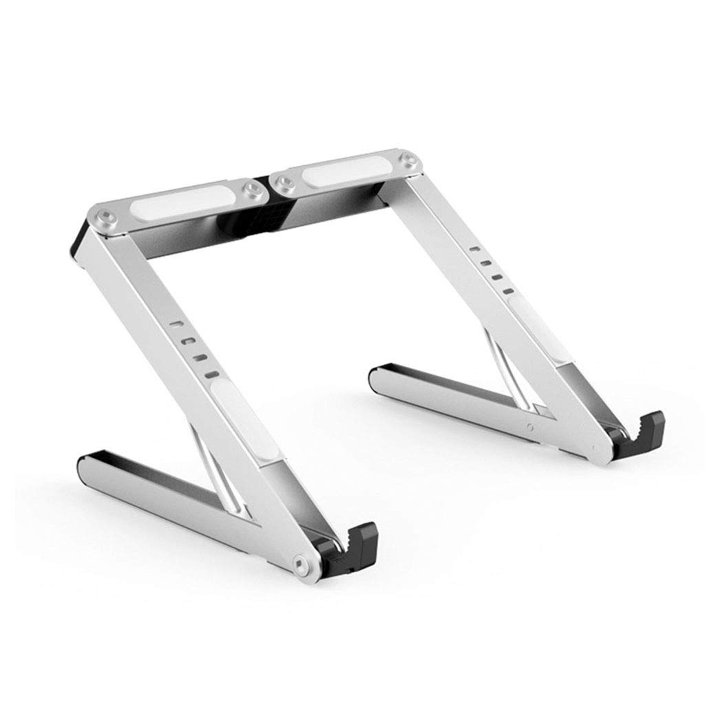 Portable Laptop Desk, Ascensore stand Notebook Stand portatile pieghevole in alluminio di mano ufficio adatto per ufficio lavoratori e studenti
