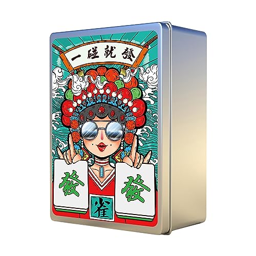 Juego de Mahjong Chino Tradicional con 144 Fichas miniatura 6
