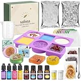 safona Seife Selber Machen Set für Anfänger, DIY Bastelset Komplettset mit Seifenbasis Duft und...