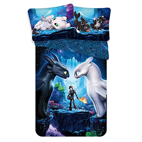 How to train your dragon Housse de Couette Simple en Coton - European Size