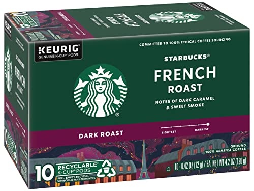 Image of Starbucks Coffee K-Cup Pods, French Roast, 10 CT