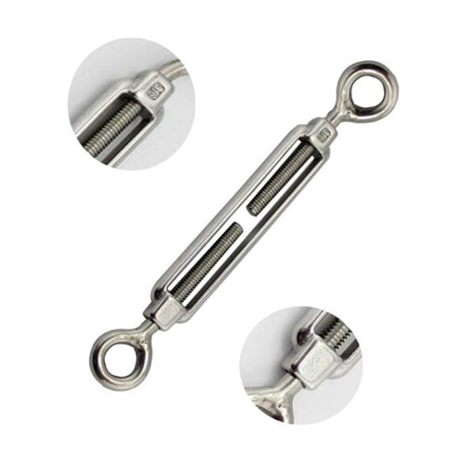 Tenditore a Vite per Cavi, Vite for sartiame a Catena con Occhiello for tenditore in Acciaio Inossidabile for Barche M4-M10(M10)