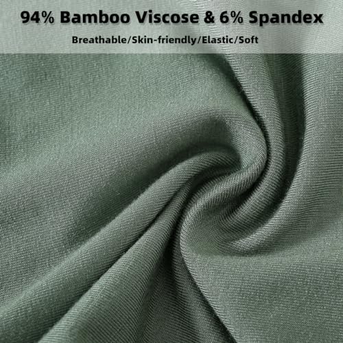 Mens Bamboo Viscose Underwear Support Pouch Boxer Briefs Soft & Breathable Underwear4