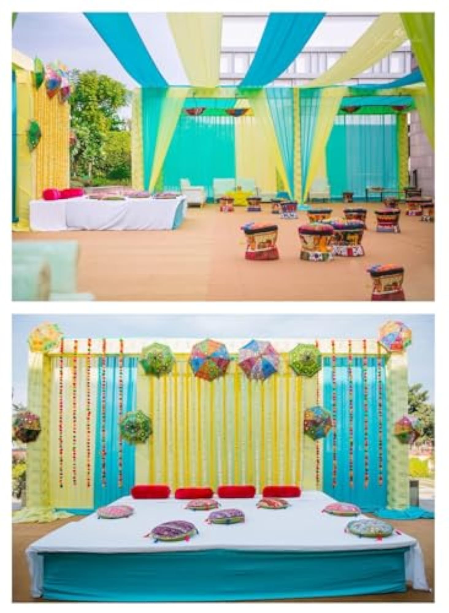 Haldi Backdrop Items for Wedding Decoration