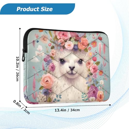 Funda para portátil floral de alpaca 13-14 pulgadas miniatura 3