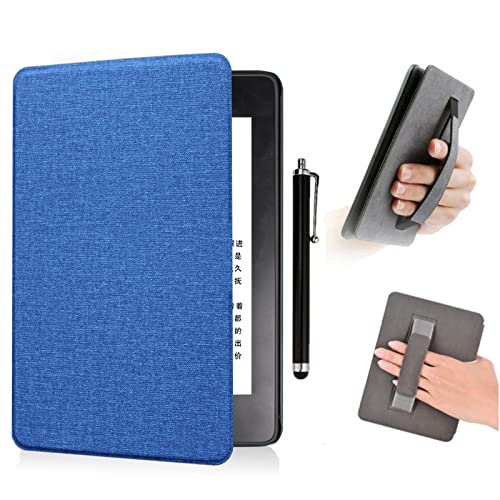 Custodia in Tessuto per Kindle 11a Generazione Modello C2V2L3. con Cinturino da Polso con Auto Wake-Sleep. Non Adatto per Paperwhite di 11a