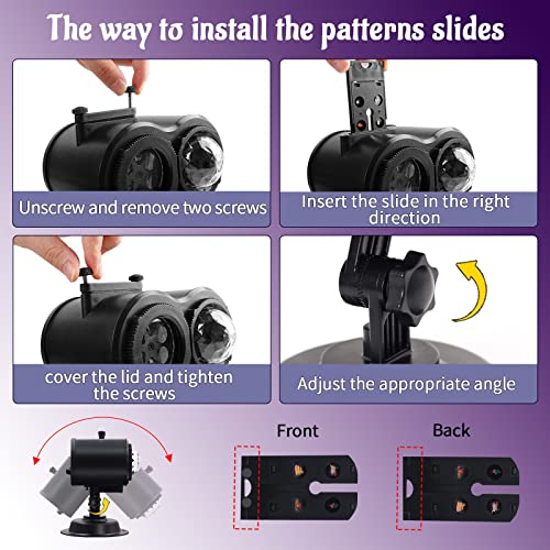 Holiday Projector Lights,App Control,Halloween Projection Outdoor,Christmas Light Projector,16 Hd Holiday Slides+10 Optional Ocean Waves,Ip65 Waterproof,Christmas And Birthday Party Decorations #TOP1