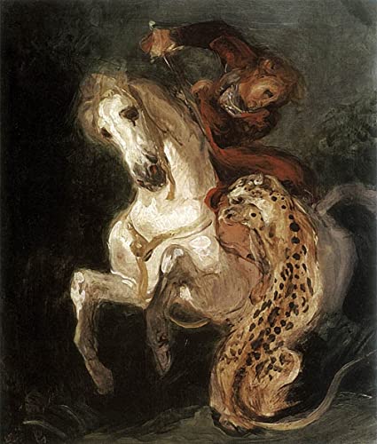 Pinturas murales de Delacroix de 60x90cm para solucionar paredes vacías con arte clásico