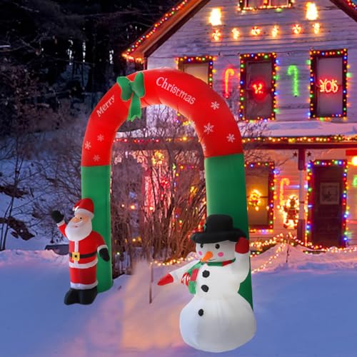 Lumières LED pour décoration de Noël gonflable extérieure 8 pieds étanche - 3