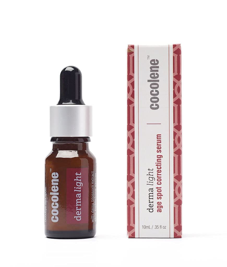 Cocolene Derma Light for Dark Circles, Age Spots, Hyper-pigmentation, Knees, Elbows, and Acne Scars, 100% Natural ingredients - Sun Safe, All Natural, with Vitamin E & Squalene - Handmade in USA.
