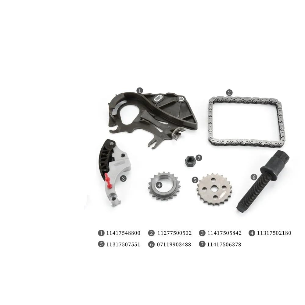 Pasuje do Bmw 118i 120i 318i X1 E81 E87 N46 | Zestaw rozrządu Pompa olejowa Zestaw kół zębatych VVT