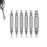 Photo Gallery gdfnmogo - set di 6 estrattori per viti danneggiate, per punte a doppia testa hss per rimuovere viti e bulloni spogliati o rotti, con custodia protettiva, adatto per 2-12 mm Photo Gallery gdfnmogo - set di 6 estrattori per viti danneggiate, per punte a doppia testa hss per rimuovere viti e bulloni spogliati o rotti, con custodia protettiva, adatto per 2-12 mm