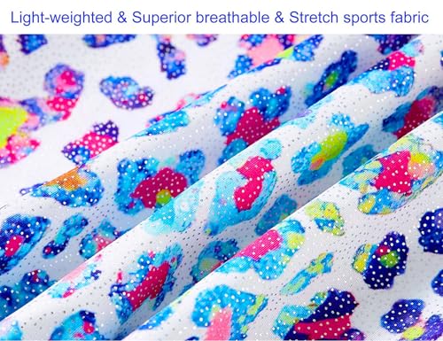 Image of Domusgo Gymnastics Leotards for Girls Sparkly One Piece Biketard Size 1-10Y