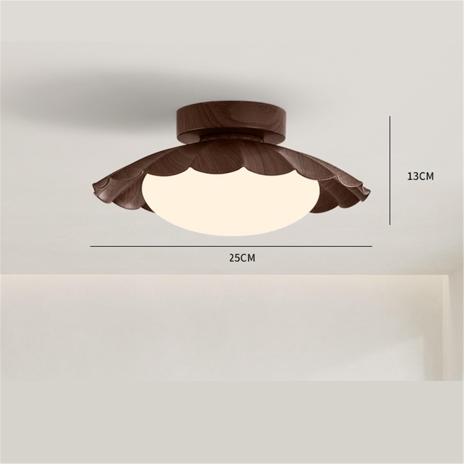 lampa sufitowa Lampa wejściowa w kształcie liścia lotosu, antyczna lampa w stylu retro do korytarza, lampa sufitowa na balkon Sypialnia