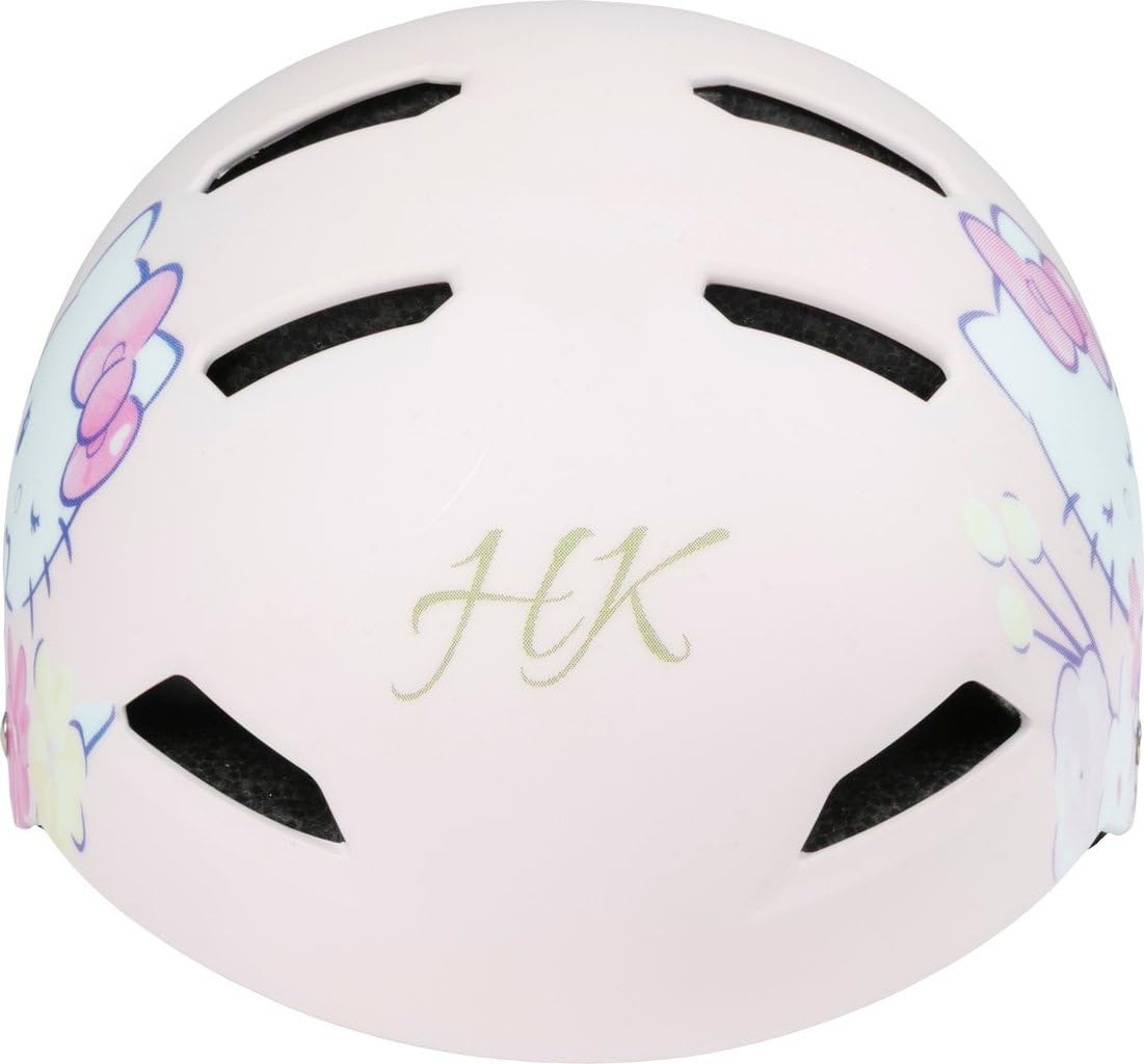 Casque de vélo Tataway Hello Kitty Street XS pour Fille 48-52 cm, modèle Skate avec Roue réglable et Certification en 1078
