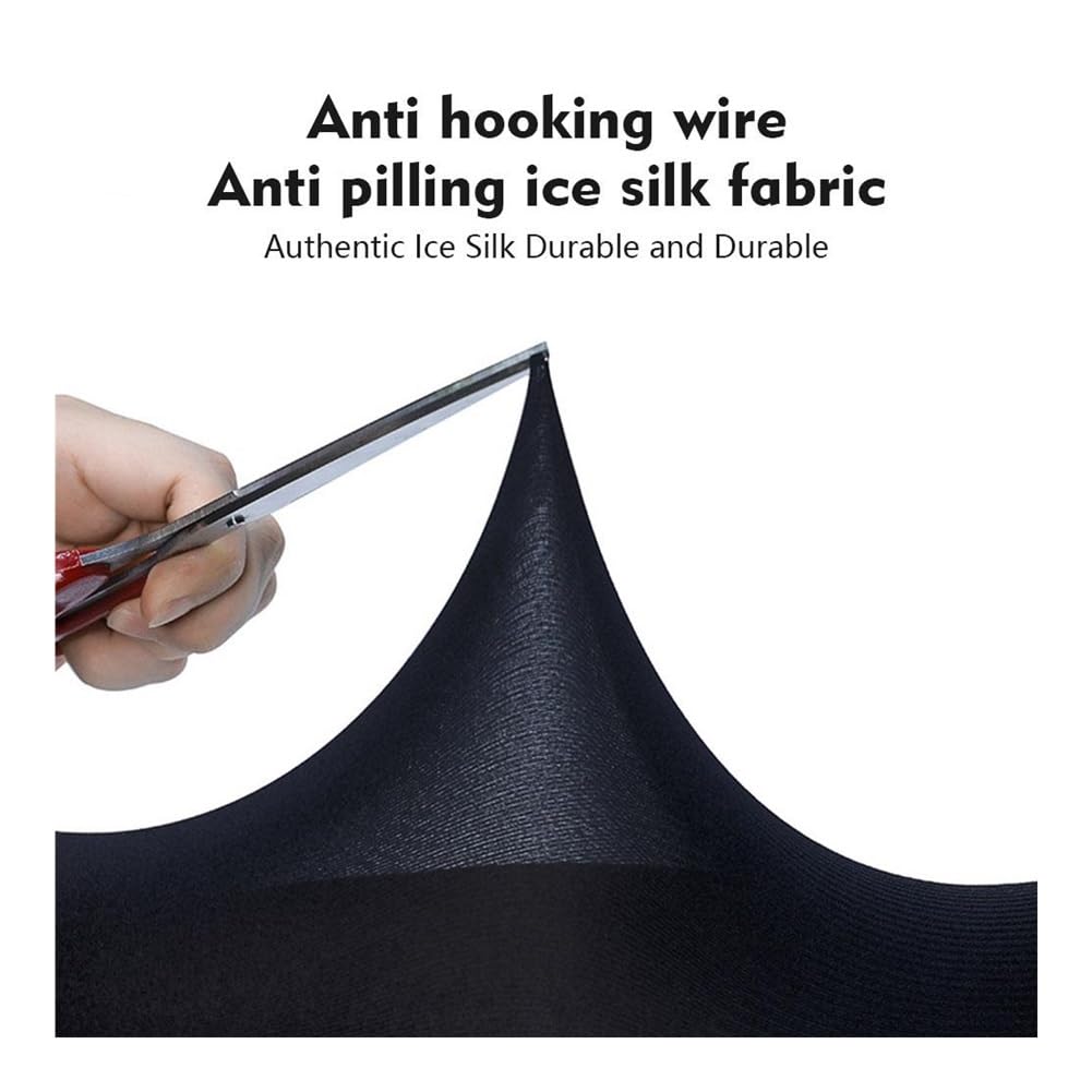 Mangas de protección solar de verano de seda de hielo para hombre, talla grande, protección de brazos, protección UV, mangas de brazo de secado rápido