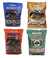 Western BBQ Smoking Wood Chips Variety Pack Bundle (4) Apple, Hickory, Mesquite and Pecan Flavors