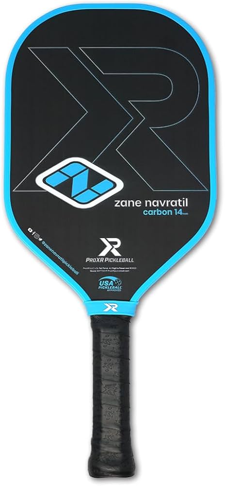 ProXR Zane Navratil ピックルボールパドル Amazon | ProXR Zane Navratil カーボンファイバーピックル