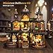 SUNNINO Miniature Dollhouse Kit, DIY Mini House Building Kits for Adults to Building with Furnitures Tiny House Bookshelf Decor Christmas Birthday Gifts for Family Lovers, Edinburgh Castle
