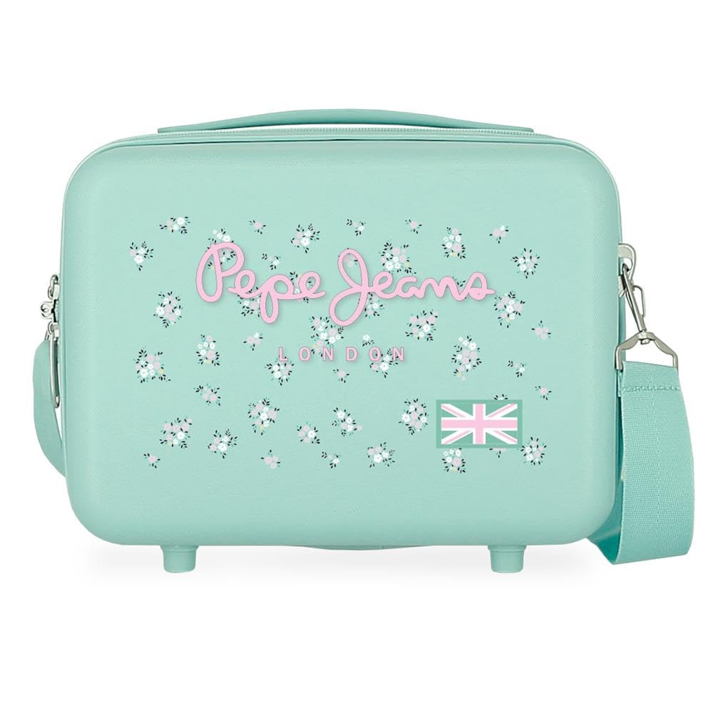 Pepe Jeans Nora Beauty case adattabile con tracolla blu 29 x 21 x 15 cm rigido ABS 9,14 L 0,63 kg by Joumma Bags