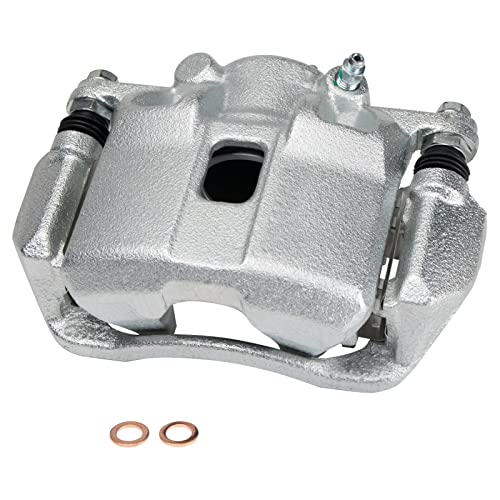Image of TRQ Front Left Right Brake Caliper w /Bracket Driver Passenger Side