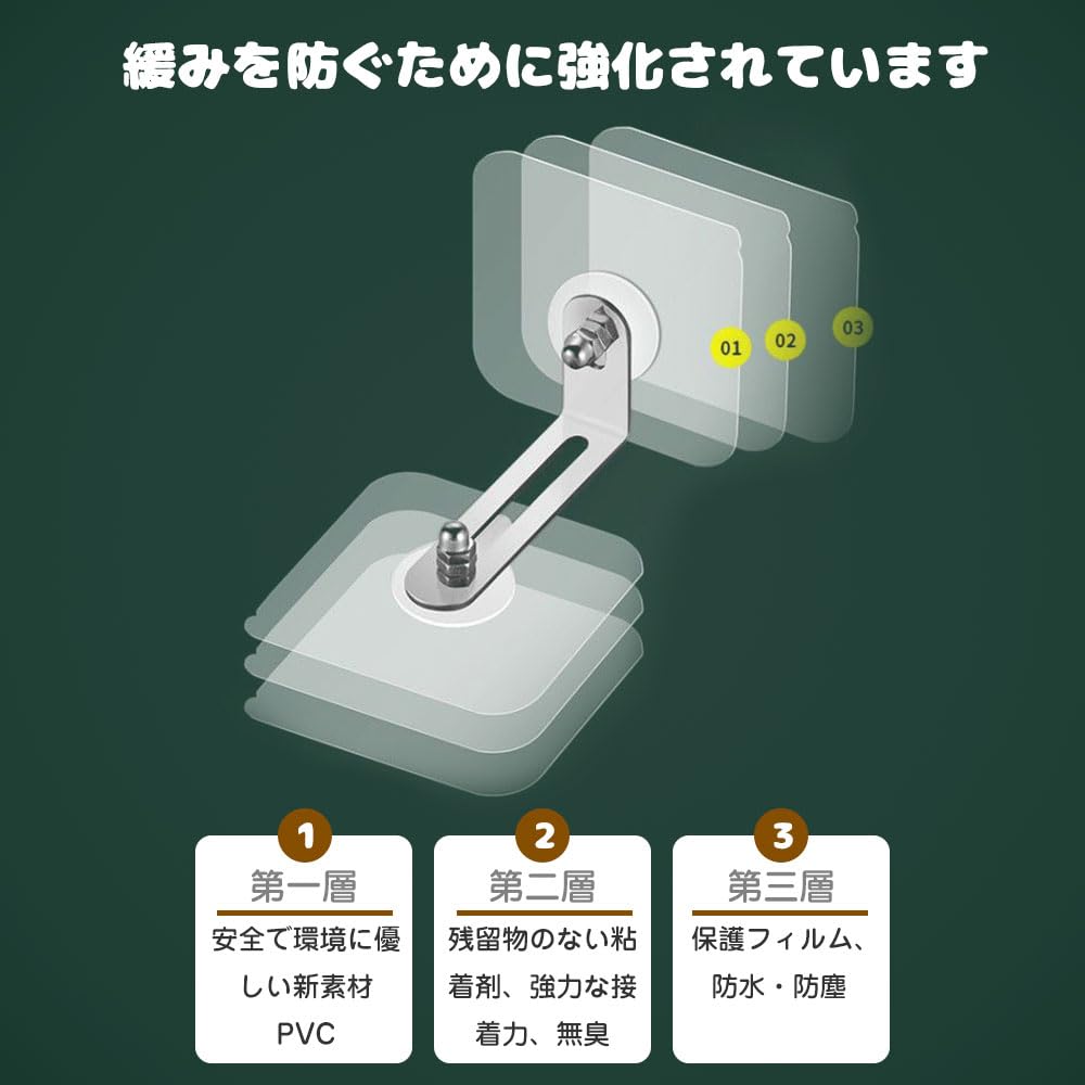 耐震ストッパー 【2026年強化版 8本セット】 家具転倒防止 L字型 ストッパー 穴あけ不要 強力粘着テープ設置 地震対策 目立たない 透明設計 家具 棚 冷蔵庫 固定 防災グッズ 子供 安全対策