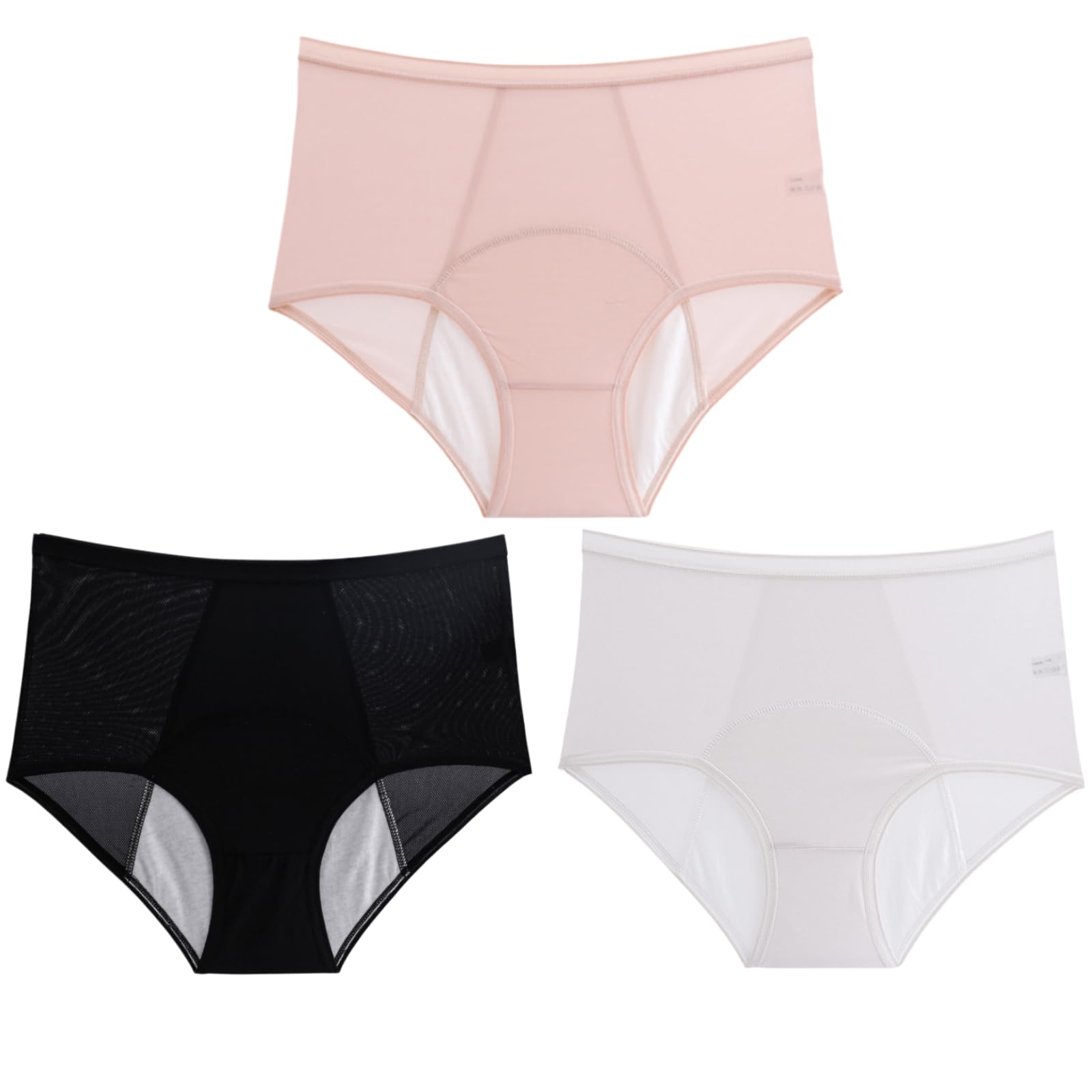Everdries Women's New Leak-Proof High-Waist Underwear, Ice Silk Breathable Cotton Leak-Proof Underwear