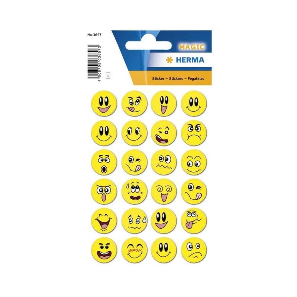 Etiket HERMA 3657 smiley met wiebeleffect bij Delo