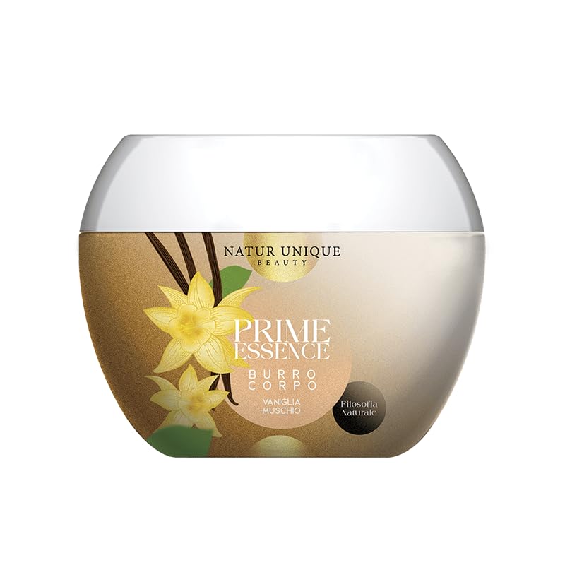 Natur Unique - Prime Essence Körperbutter Vanille Moschus 150 ml, Feuchtigkeitsspendend Beruhigend