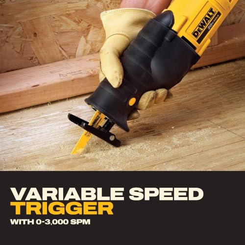 DEWALT 20V MAX Reciprocating Saw, 3,000 Strokes Per Minute, Variable Speed Trigger Cordless Saw, Tool Only (DCS380B) - image 5