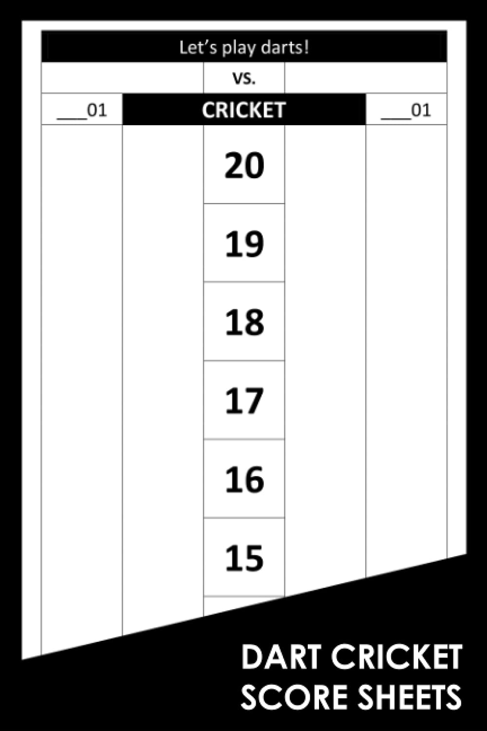Darts Cricket Score Sheets: Dart Score Keeper Log Book Diary | Games Dart Score Sheet in One Logbook | Essential Score Keeper Record Book For ... for Cricket | Gifts for Dart darts-cricket-score-sheets-dart-score-keeper-log-book-diary-games-dart-score-sheet-in-one-logbook-essential-score-keeper-record-book-for-for-cricket-gifts-for-dart